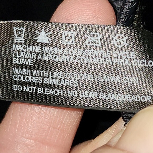 Hurley HSO1028 Black Ribbed One Piece Swimsuit Size L - Picture 7 of 12